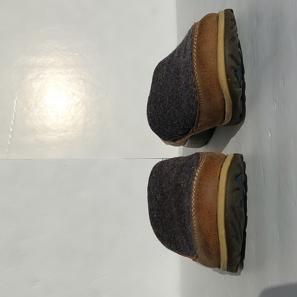 Chaco Quinn Wool Leather Slip On Mule Shoes - Picture 2 of 10